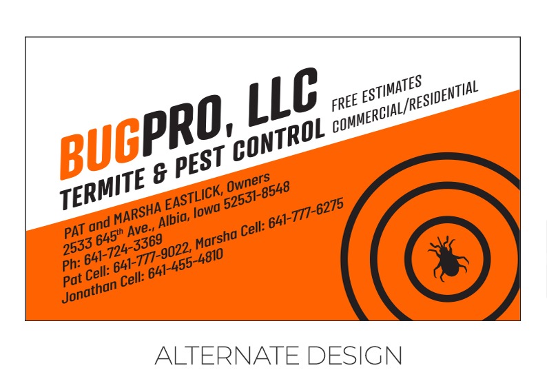 BugPro Alternate Business Card